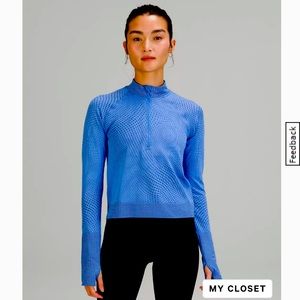 Lululemon Rest Less Cropped Half-Zip
